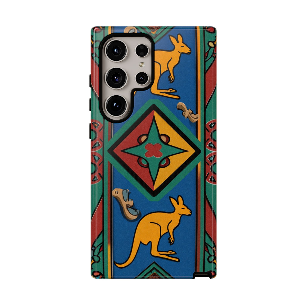 Kangaroo Tribal Pattern Tough Phone Case