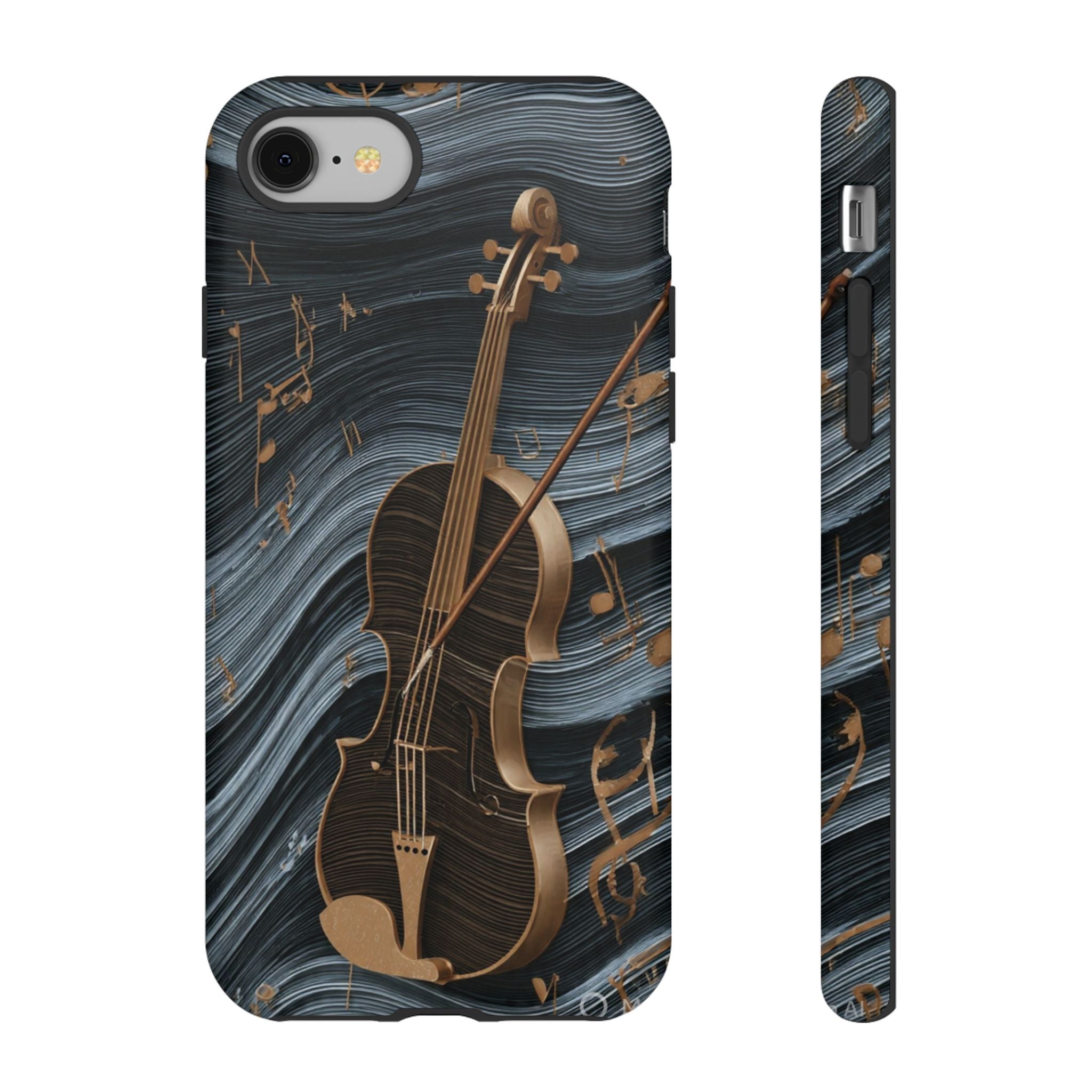 Violin Melody Tough Phone Case — Musical Instrument Art Protective Cover