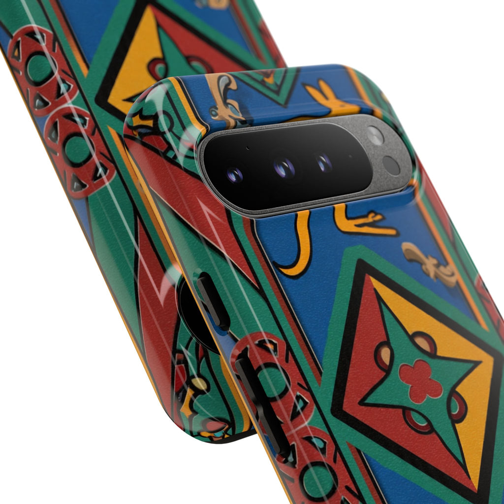 Kangaroo Tribal Pattern Tough Phone Case
