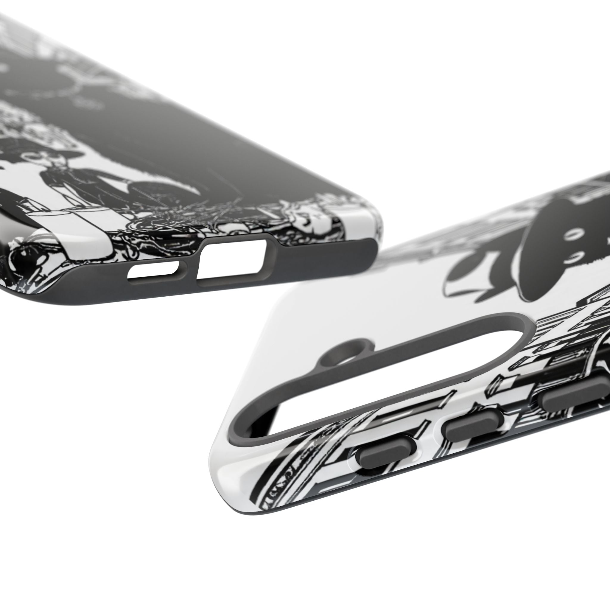 Phone Case — Noir Cat Street Art Design