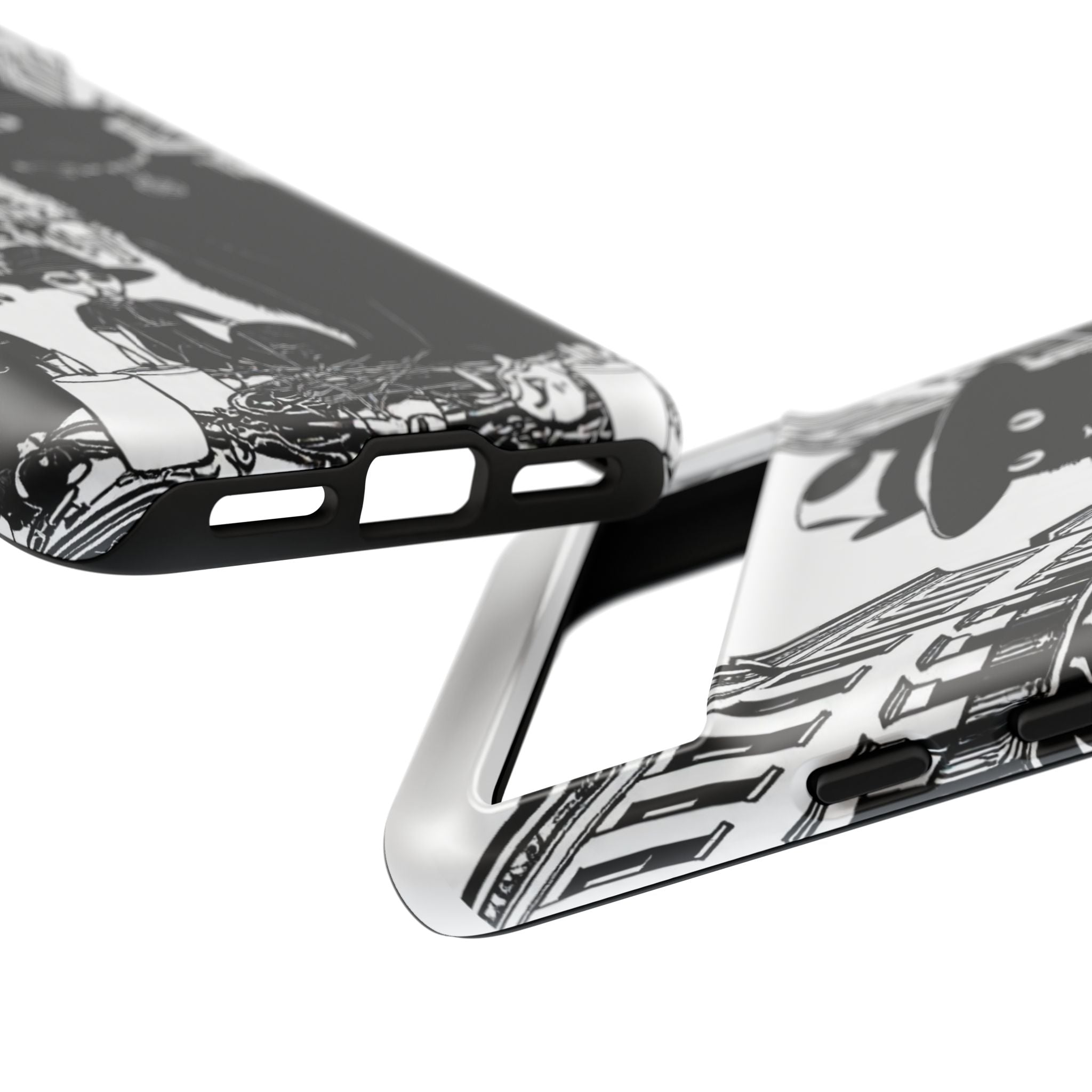 Phone Case — Noir Cat Street Art Design