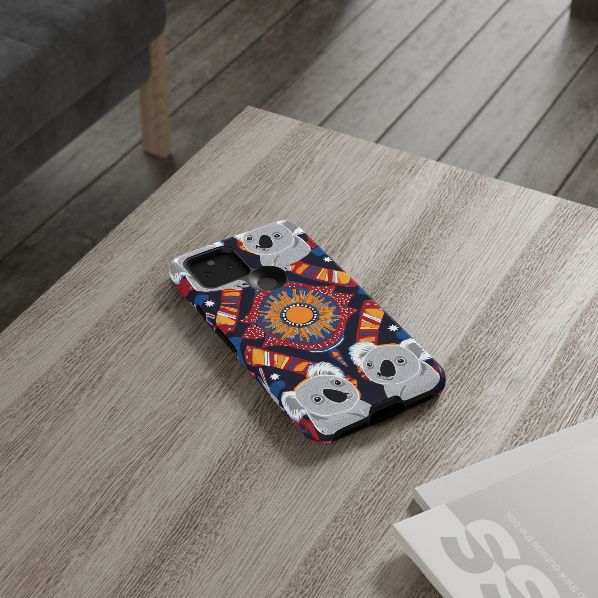 Koala Pattern Phone Case — Cute Indigenous-Inspired Design