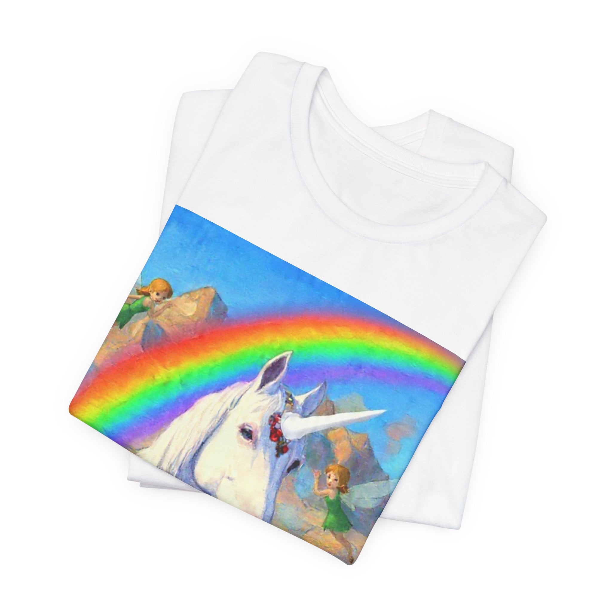 Bright Unicorn Unisex Jersey Short Sleeve Tee
