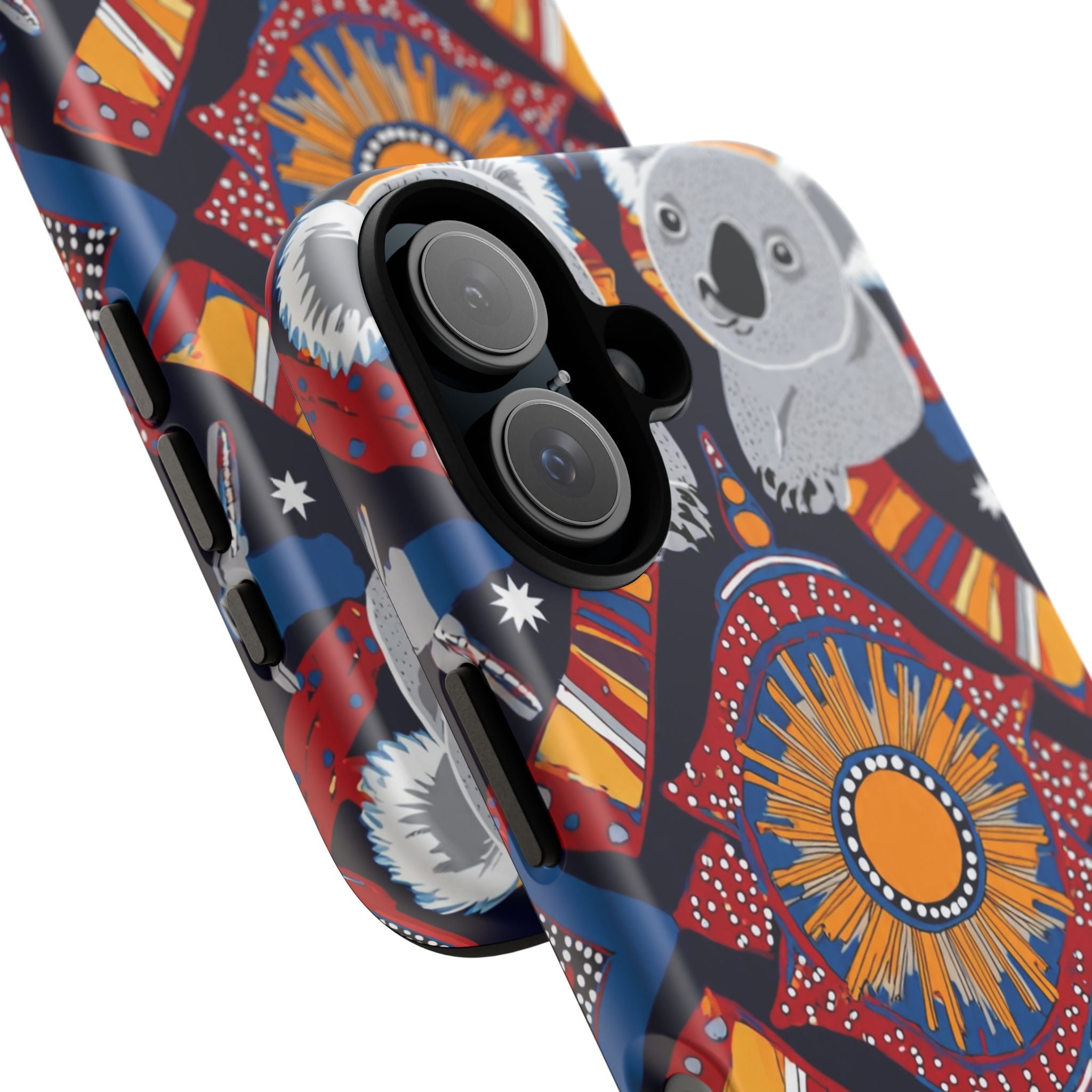 Koala Pattern Phone Case — Cute Indigenous-Inspired Design