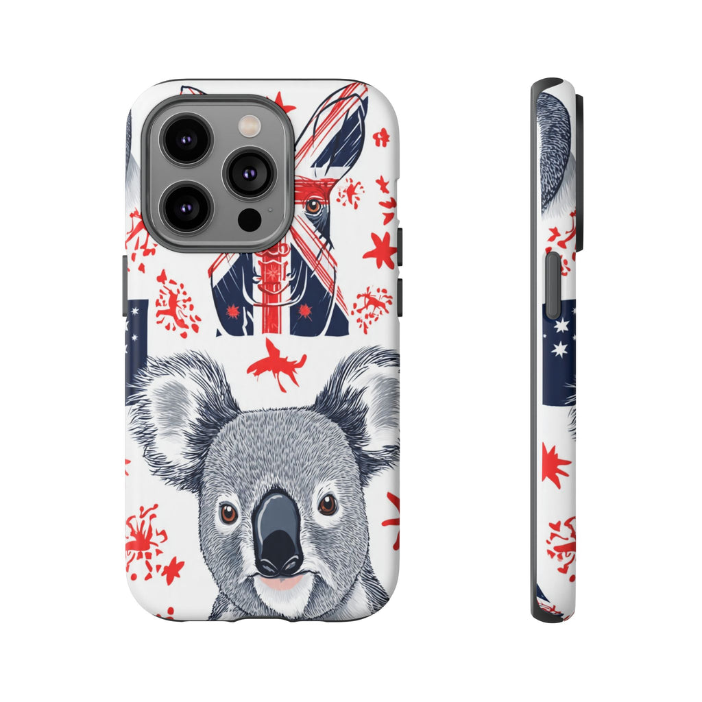 Koala Australia Flag Phone Case - Cute Aussie Animal Protective Case
