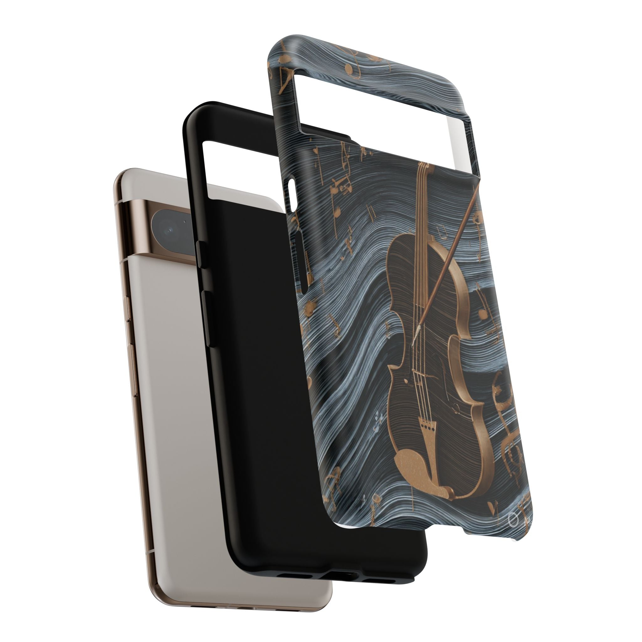 Violin Melody Tough Phone Case — Musical Instrument Art Protective Cover