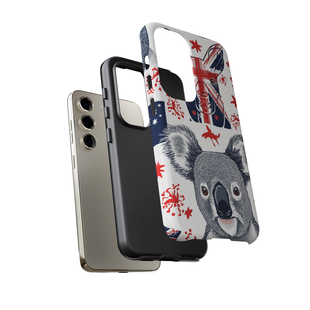 Koala Australia Flag Phone Case - Cute Aussie Animal Protective Case