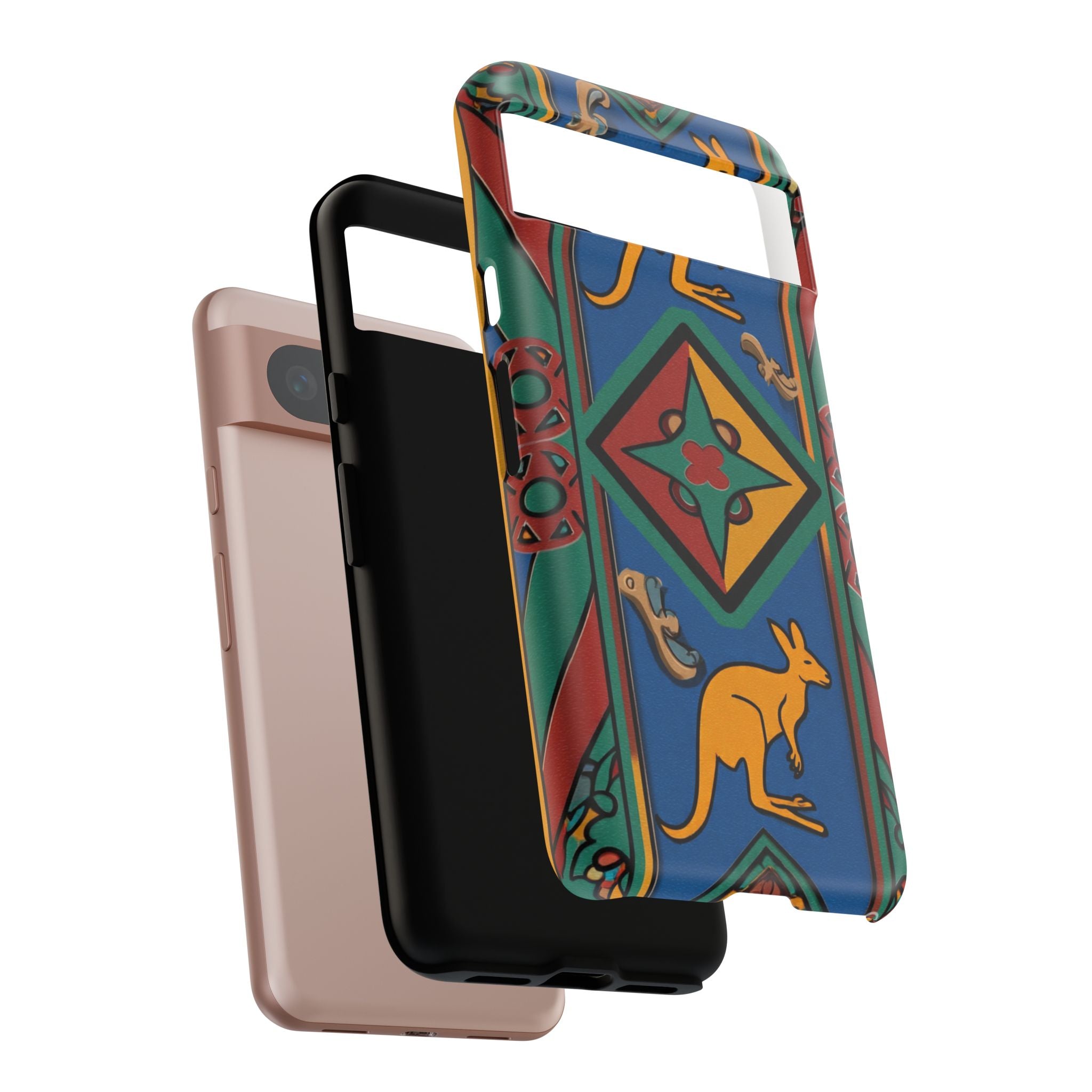 Kangaroo Tribal Pattern Tough Phone Case