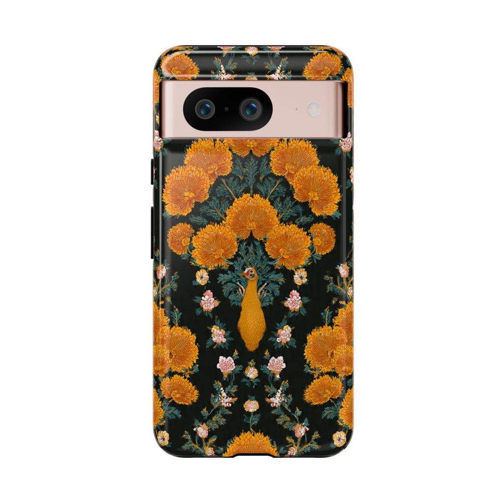 Marigold Mirror Phone Case — Floral Protective Phone Cover