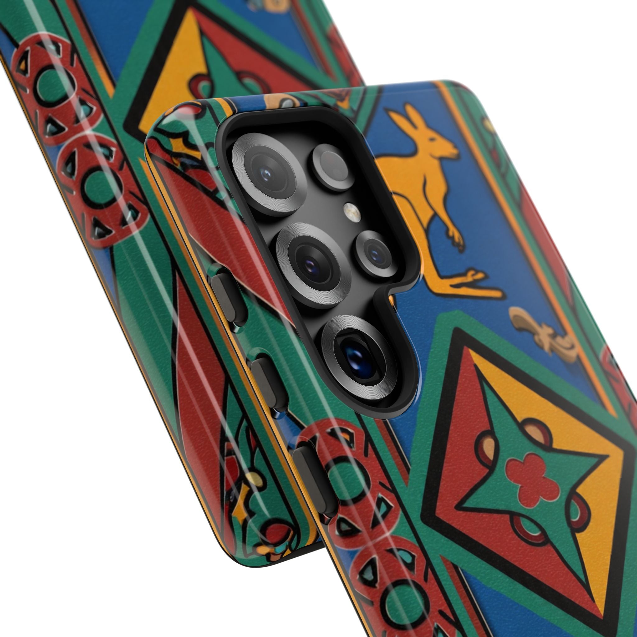Kangaroo Tribal Pattern Tough Phone Case
