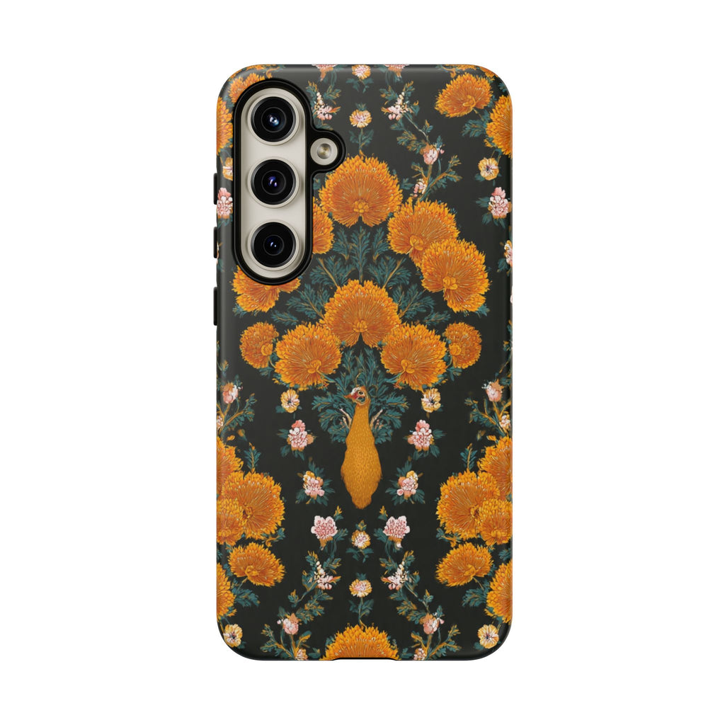 Marigold Mirror Phone Case — Floral Protective Phone Cover