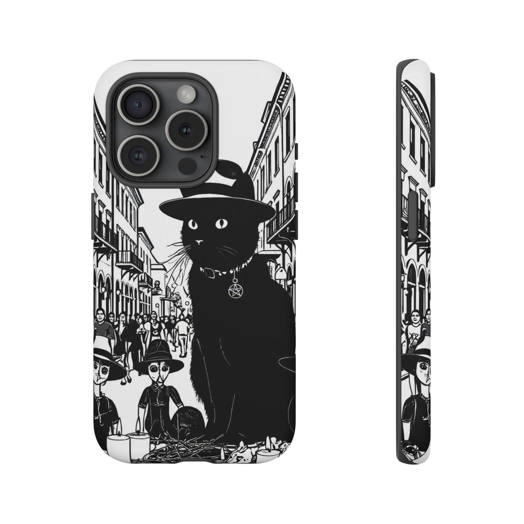 Phone Case — Noir Cat Street Art Design