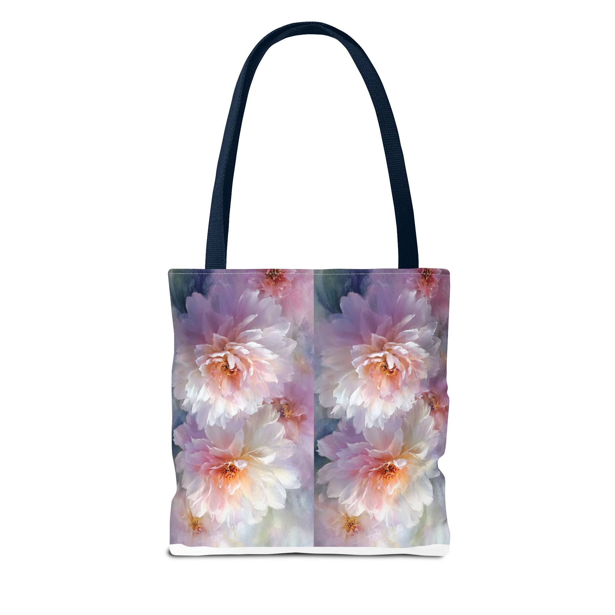 Floral Peony Tote Bag — Watercolor Pastel Bloom AOP Tote