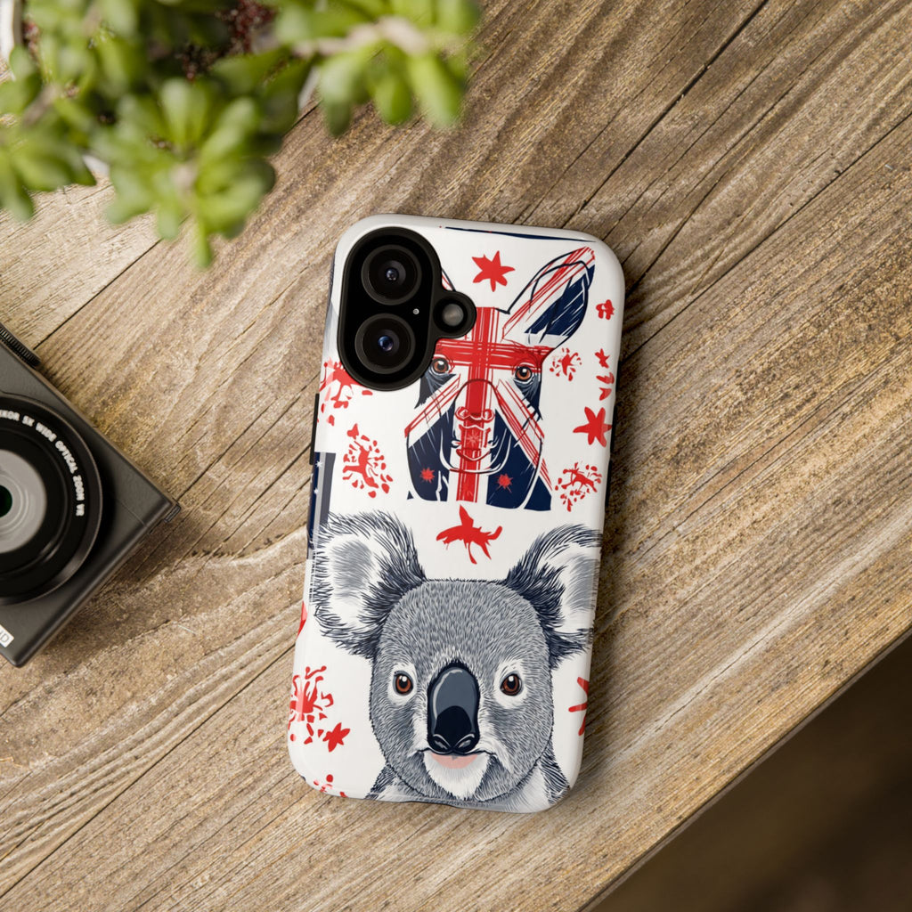 Koala Australia Flag Phone Case - Cute Aussie Animal Protective Case