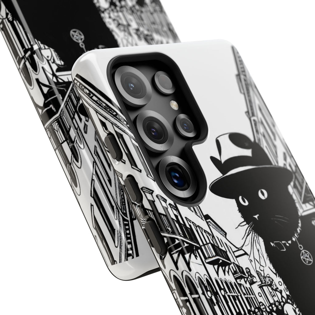 Phone Case — Noir Cat Street Art Design