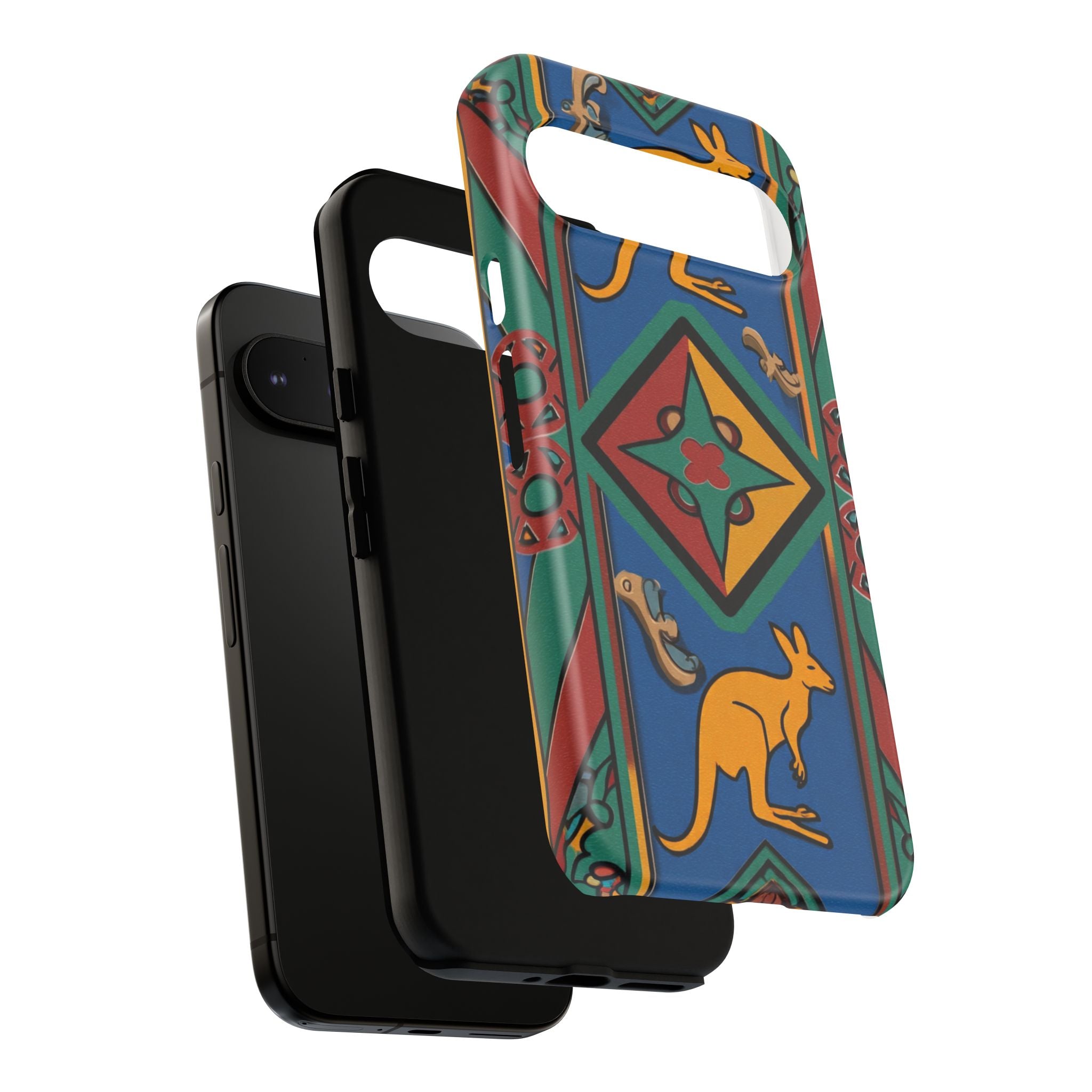 Kangaroo Tribal Pattern Tough Phone Case