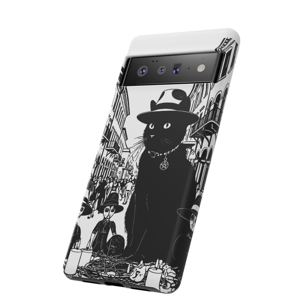 Phone Case — Noir Cat Street Art Design