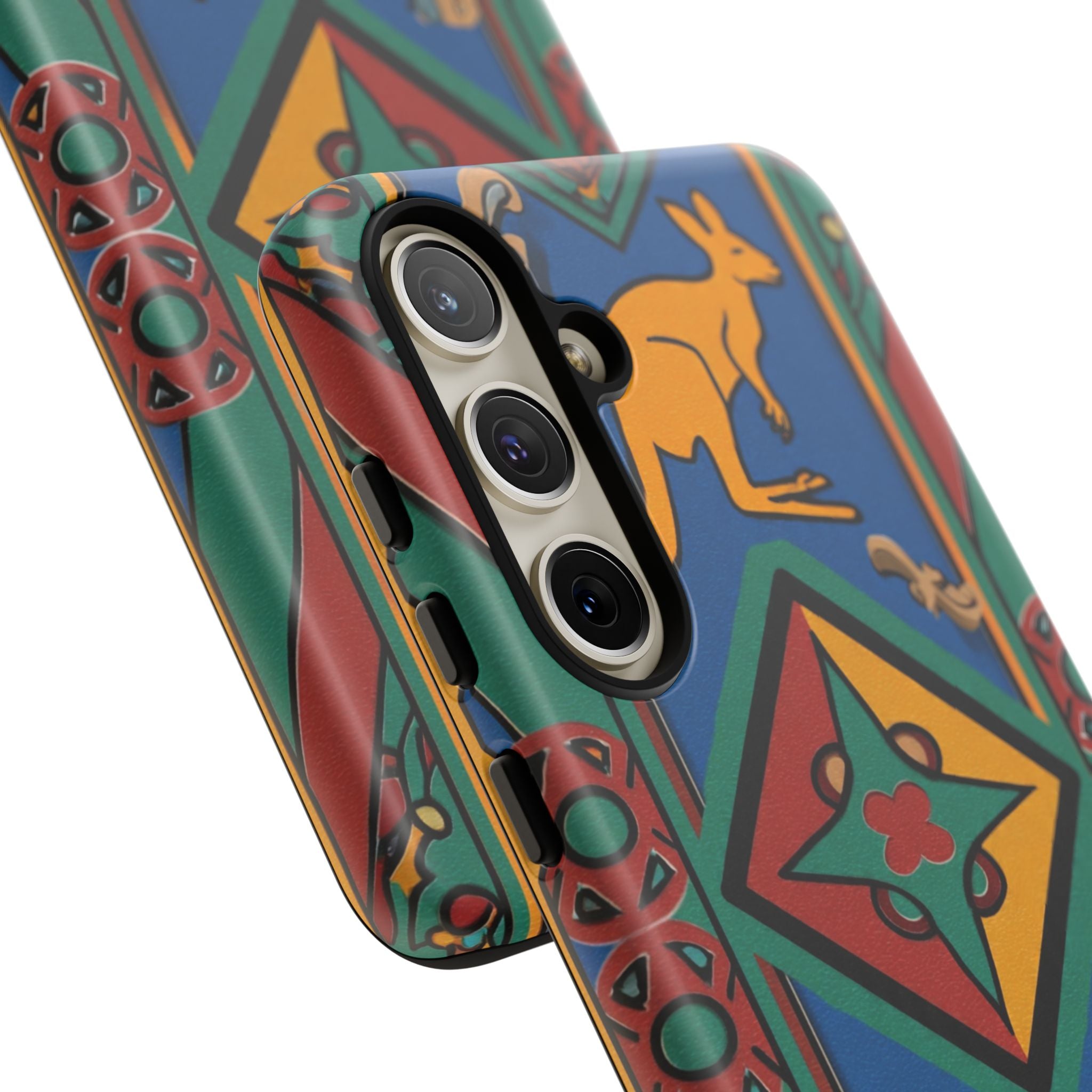 Kangaroo Tribal Pattern Tough Phone Case