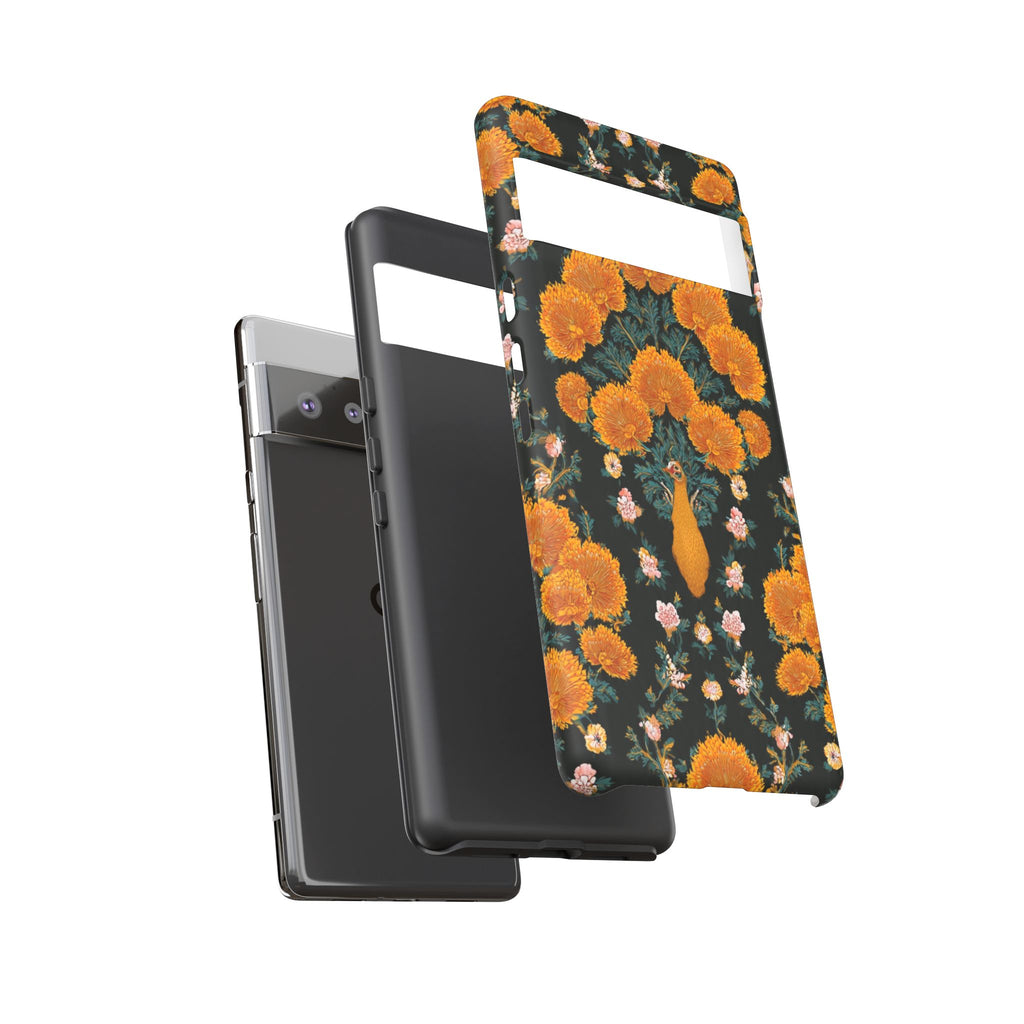 Marigold Mirror Phone Case — Floral Protective Phone Cover