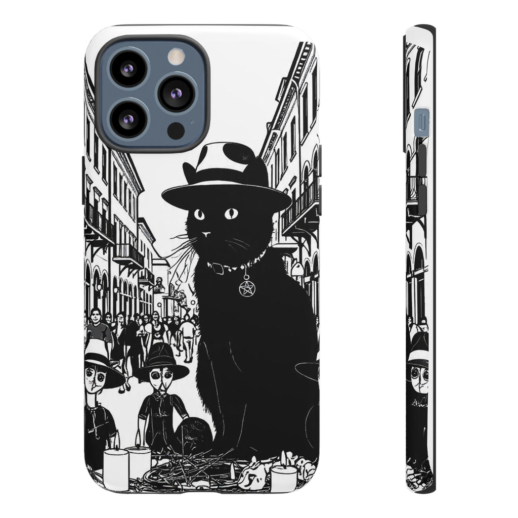 Phone Case — Noir Cat Street Art Design