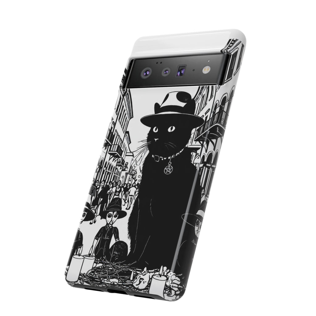 Phone Case — Noir Cat Street Art Design