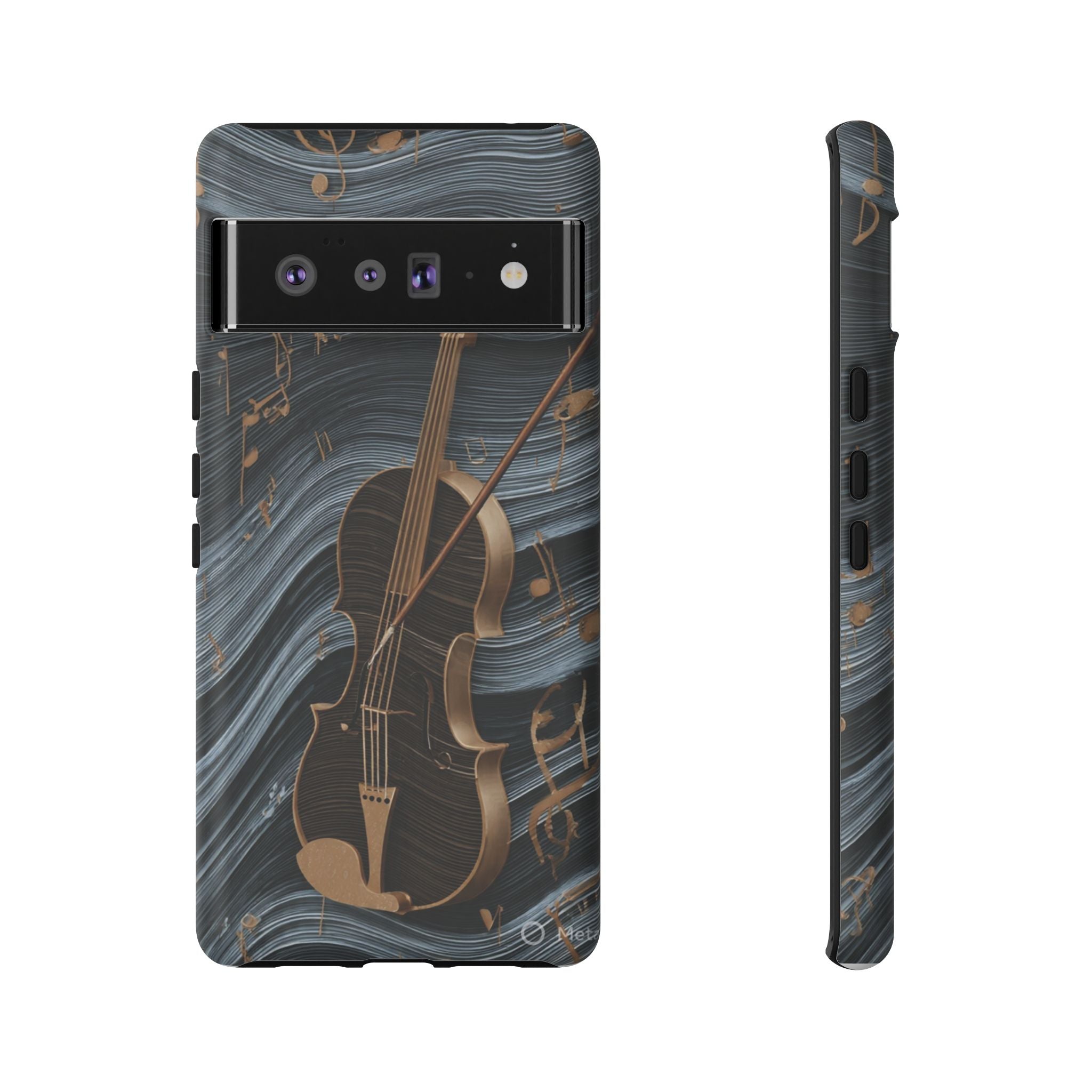 Violin Melody Tough Phone Case — Musical Instrument Art Protective Cover