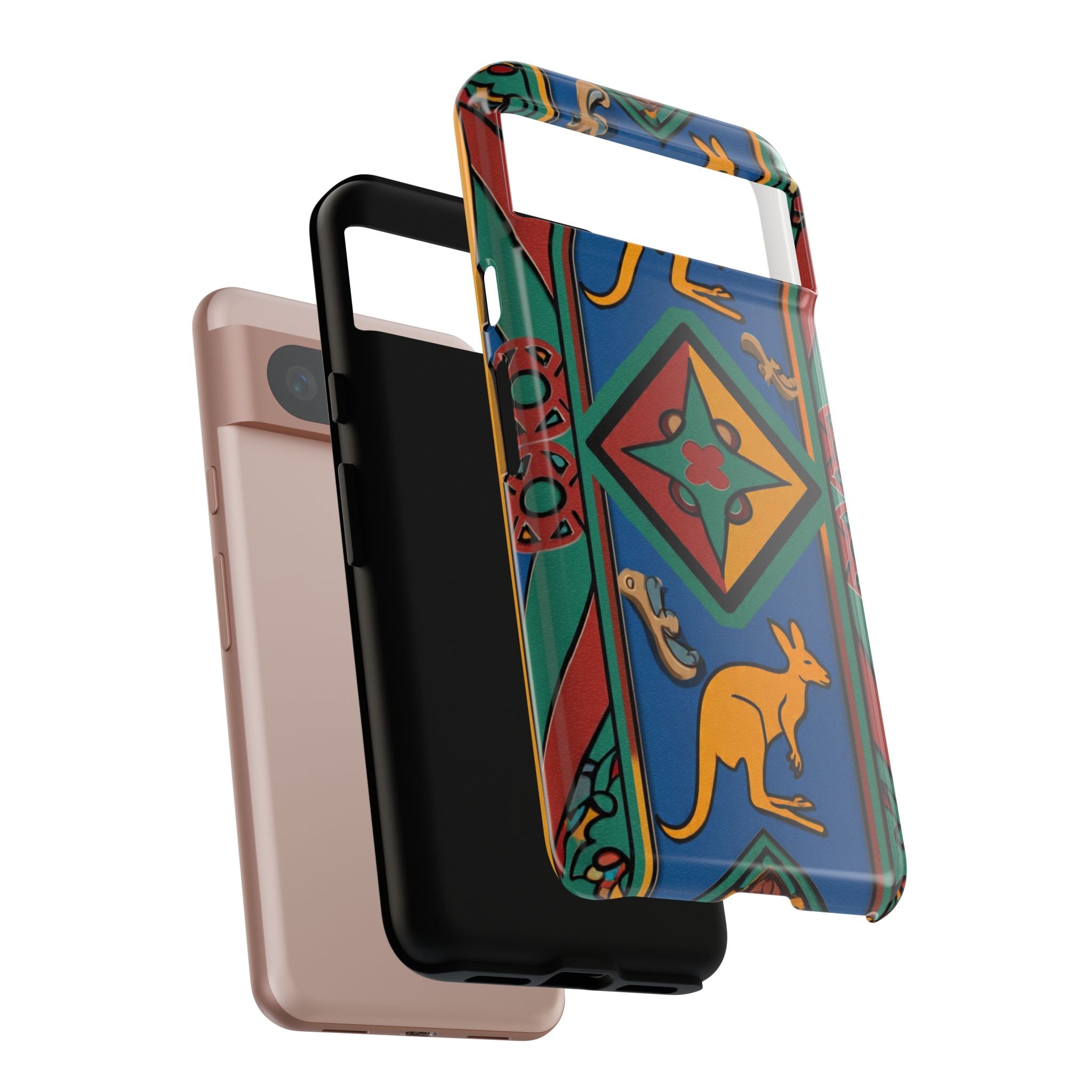 Kangaroo Tribal Pattern Tough Phone Case
