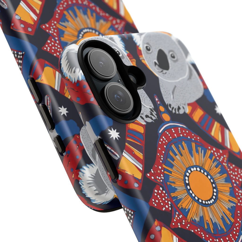 Koala Pattern Phone Case — Cute Indigenous-Inspired Design