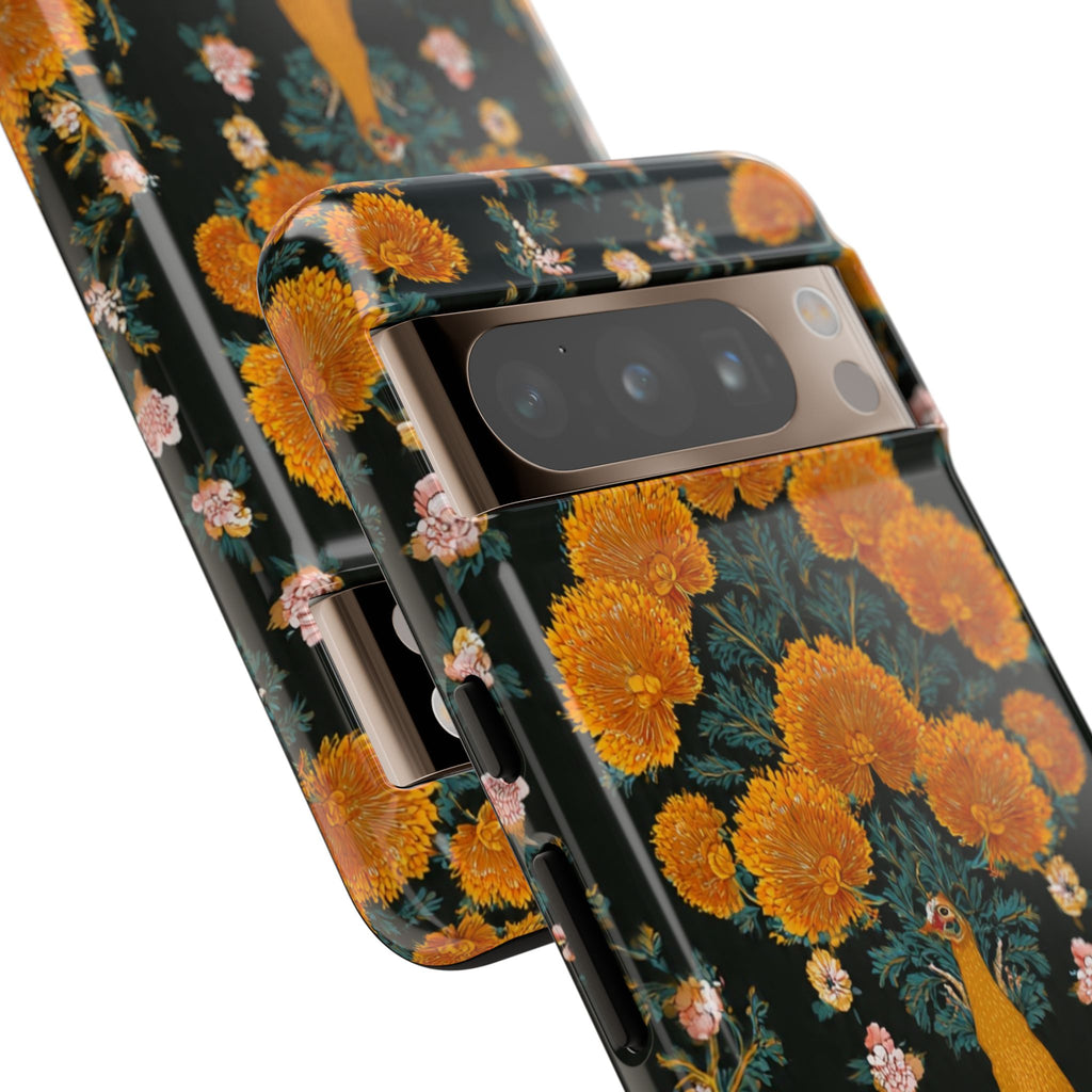 Marigold Mirror Phone Case — Floral Protective Phone Cover