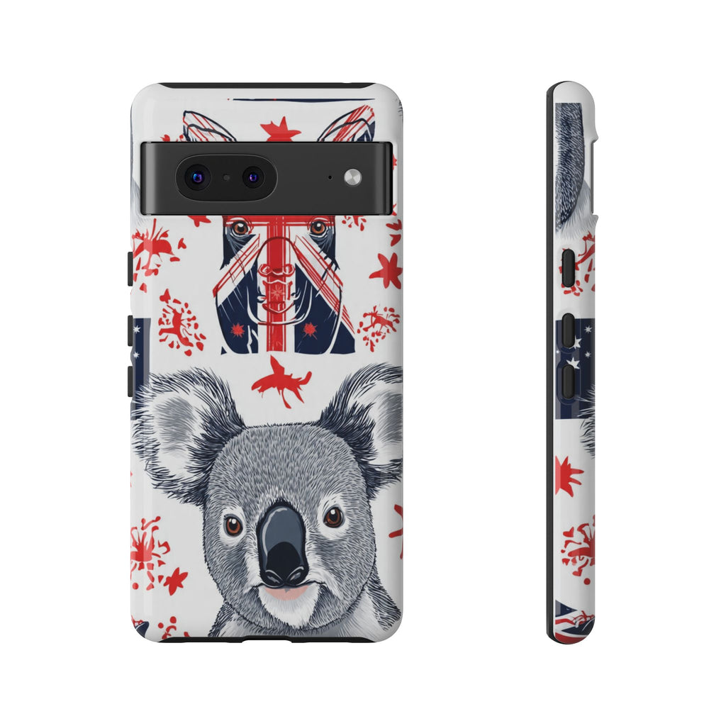 Koala Australia Flag Phone Case - Cute Aussie Animal Protective Case