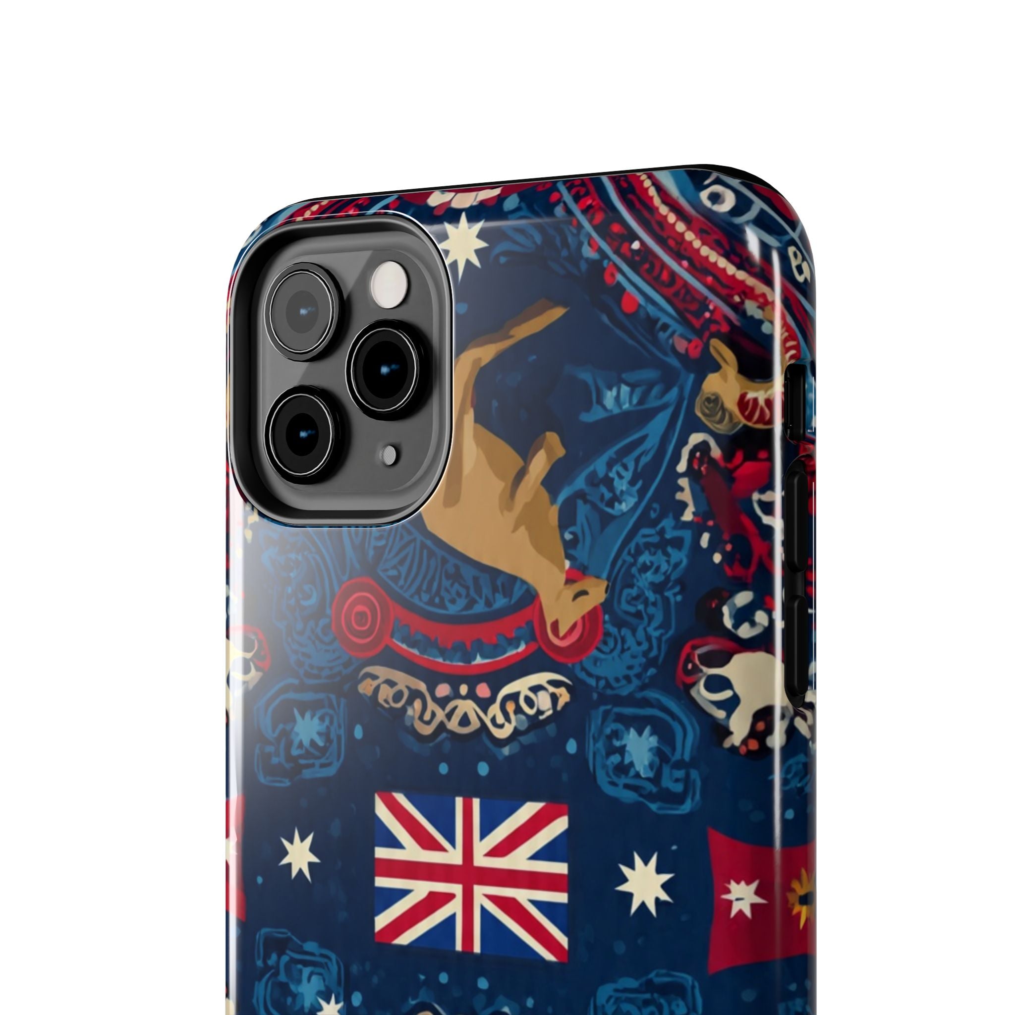 Australian Kangaroo Flag Tough Phone Case - Protective Patriotic iPhone Cover