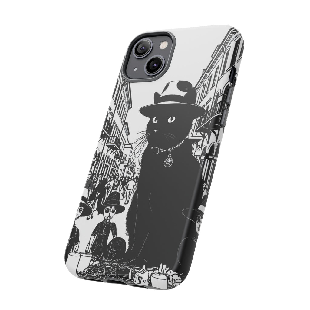 Phone Case — Noir Cat Street Art Design