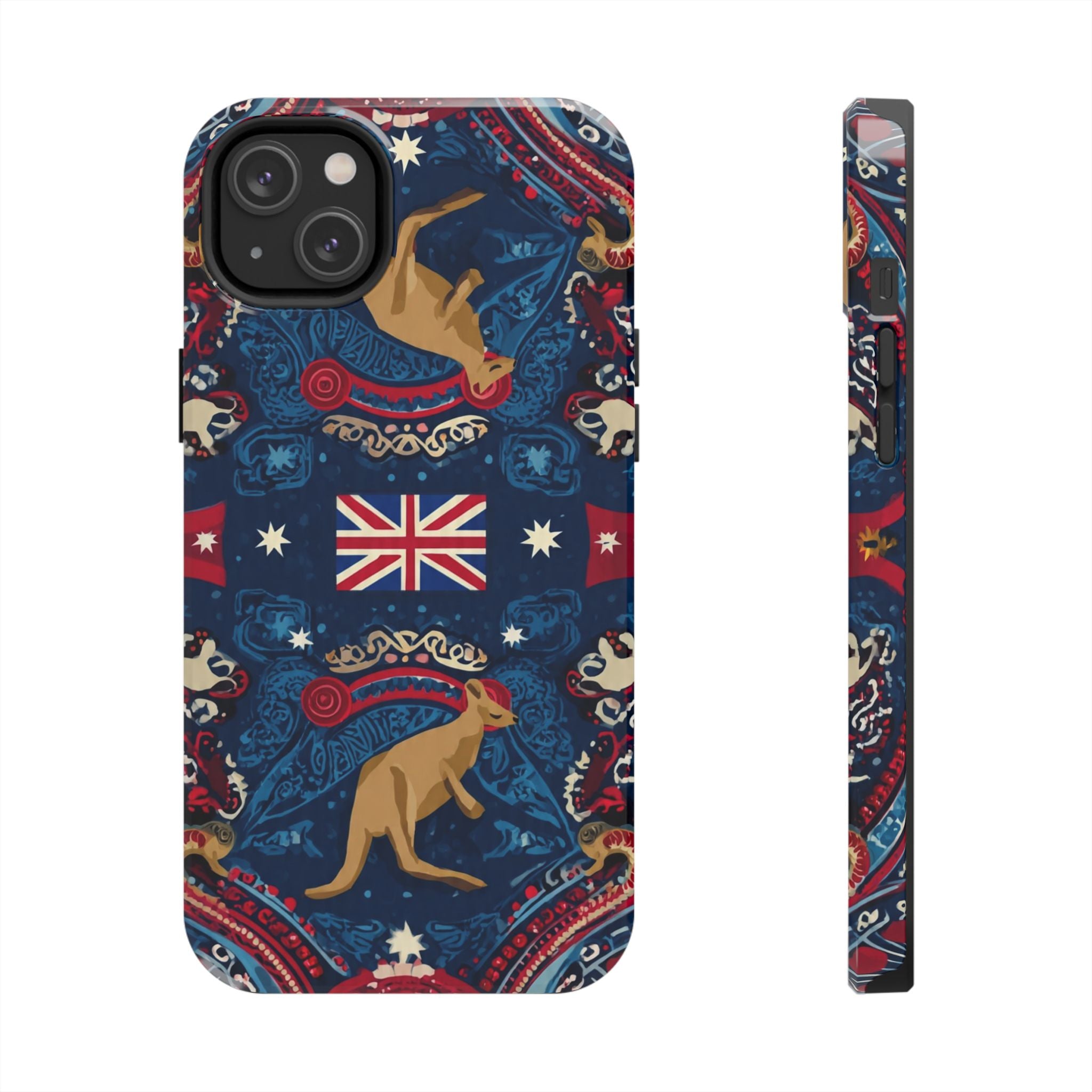 Australian Kangaroo Flag Tough Phone Case - Protective Patriotic iPhone Cover