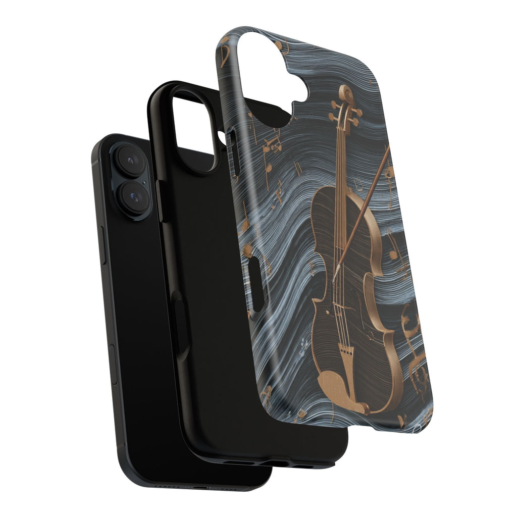 Violin Melody Tough Phone Case — Musical Instrument Art Protective Cover
