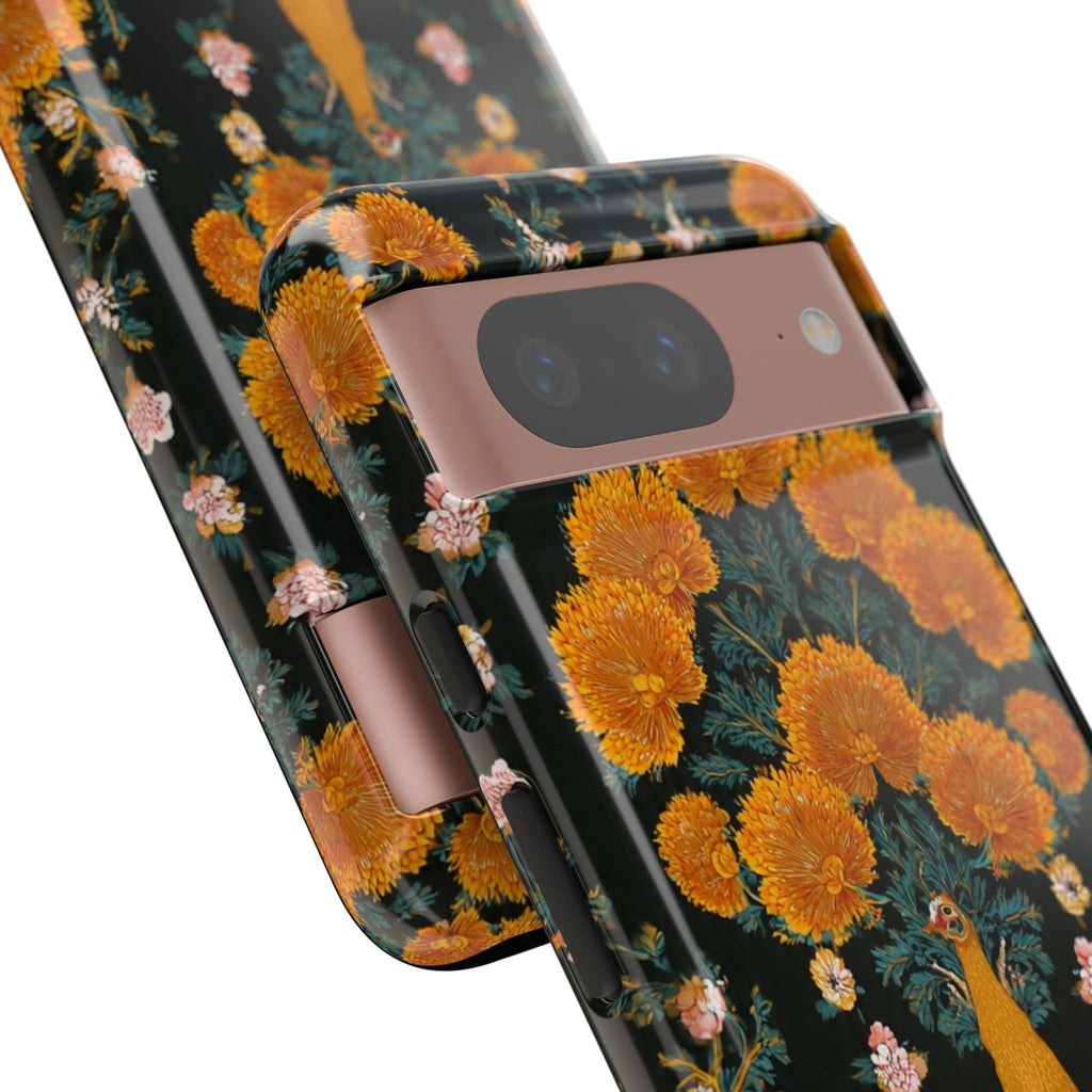 Marigold Mirror Phone Case — Floral Protective Phone Cover