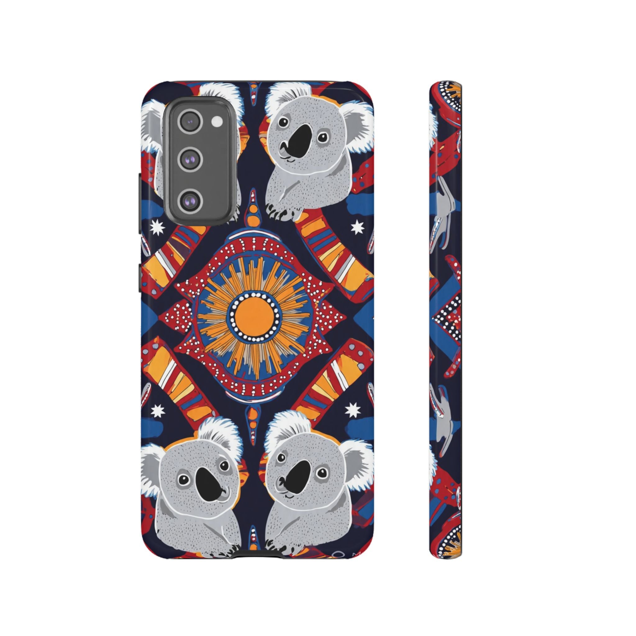 Koala Pattern Phone Case — Cute Indigenous-Inspired Design