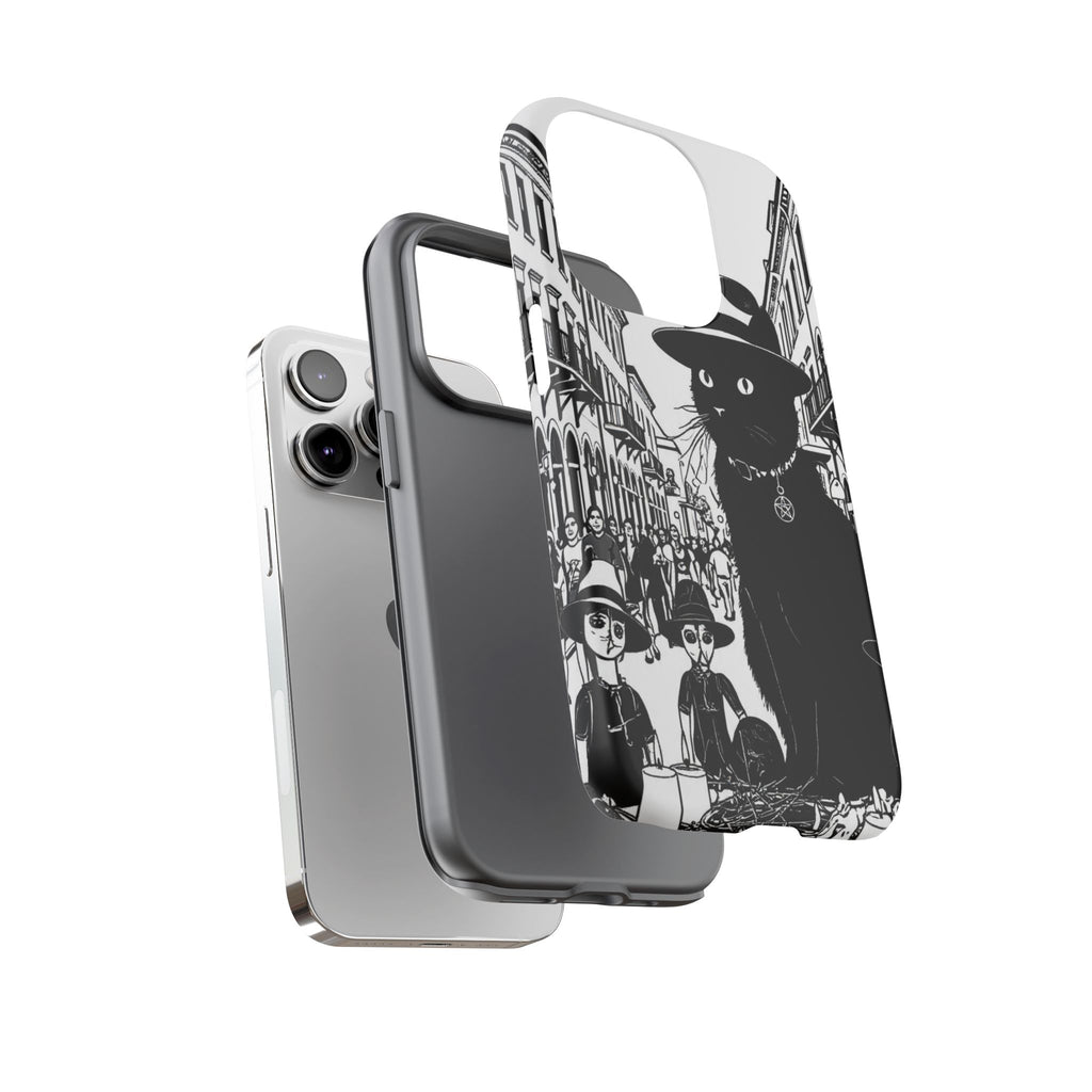 Phone Case — Noir Cat Street Art Design