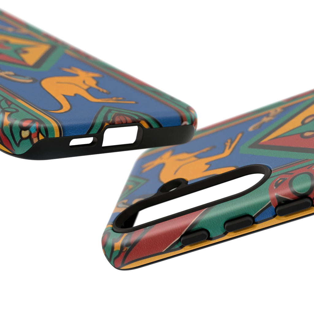 Kangaroo Tribal Pattern Tough Phone Case