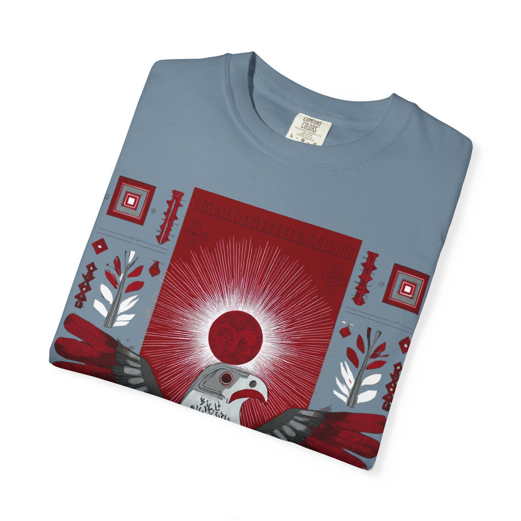 Tribal Inca Graphic T-Shirt — Celestial Bird Art Tee
