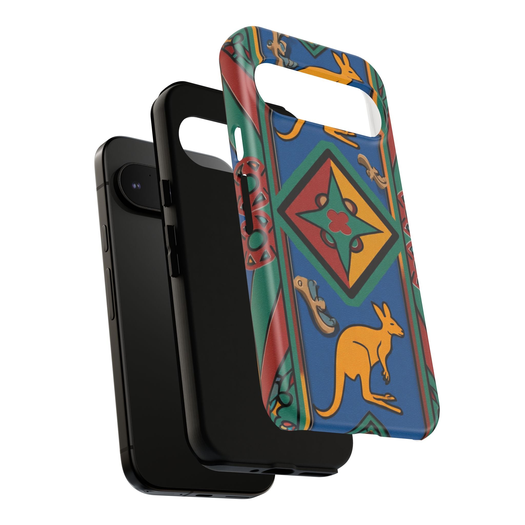 Kangaroo Tribal Pattern Tough Phone Case