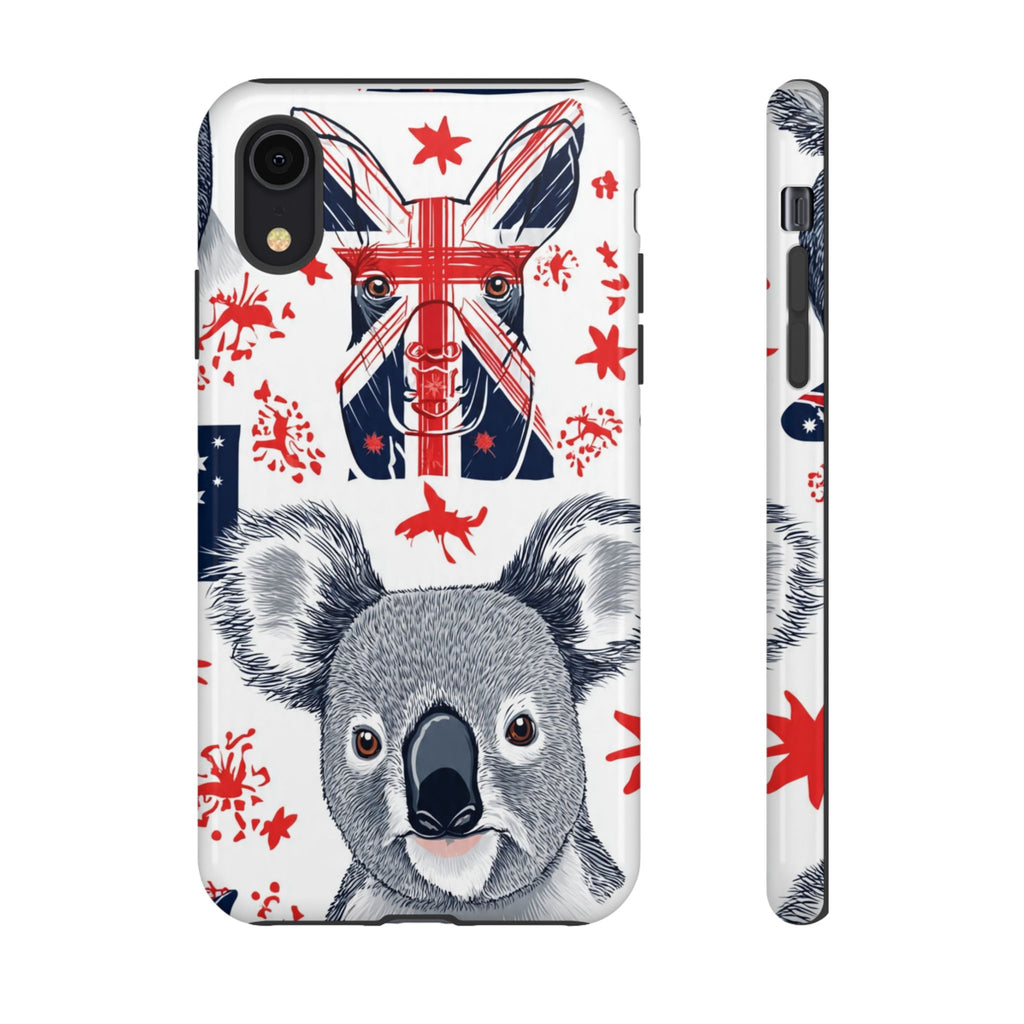 Koala Australia Flag Phone Case - Cute Aussie Animal Protective Case