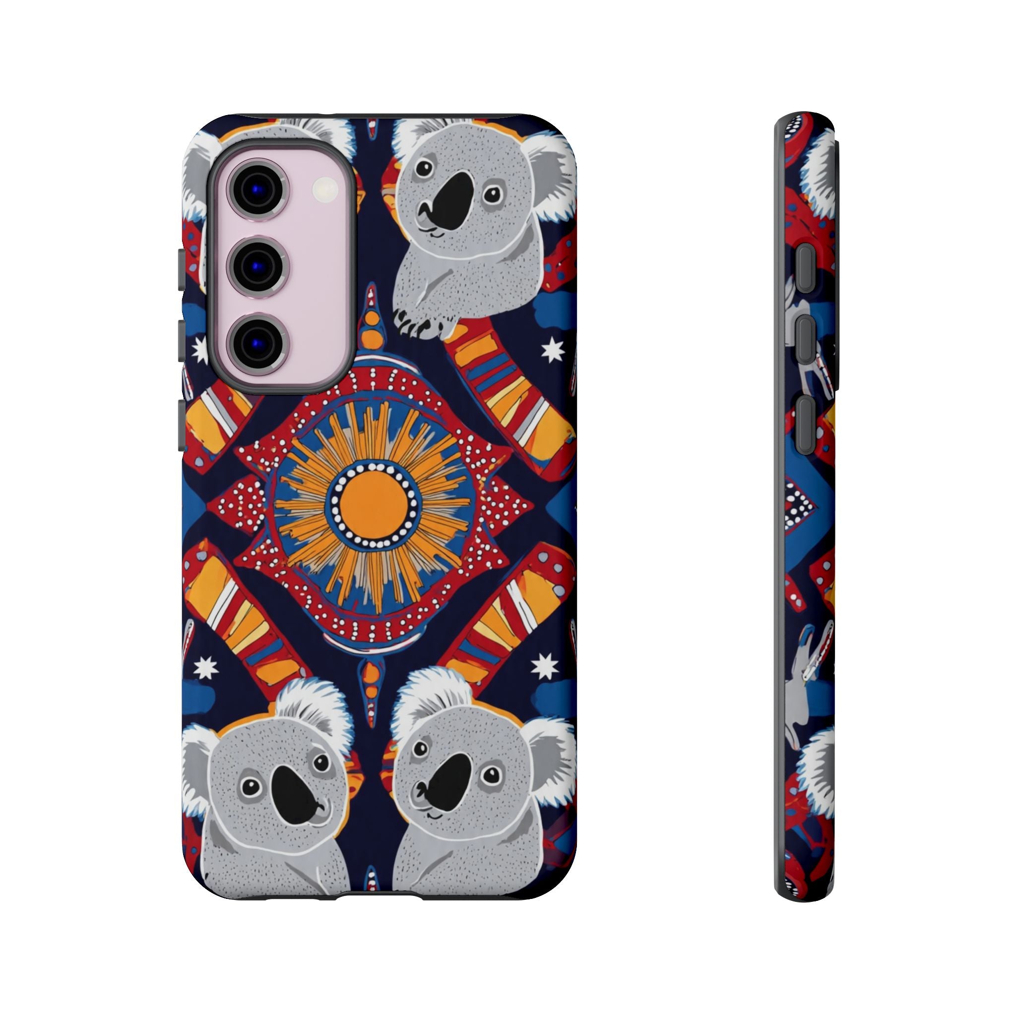 Koala Pattern Phone Case — Cute Indigenous-Inspired Design