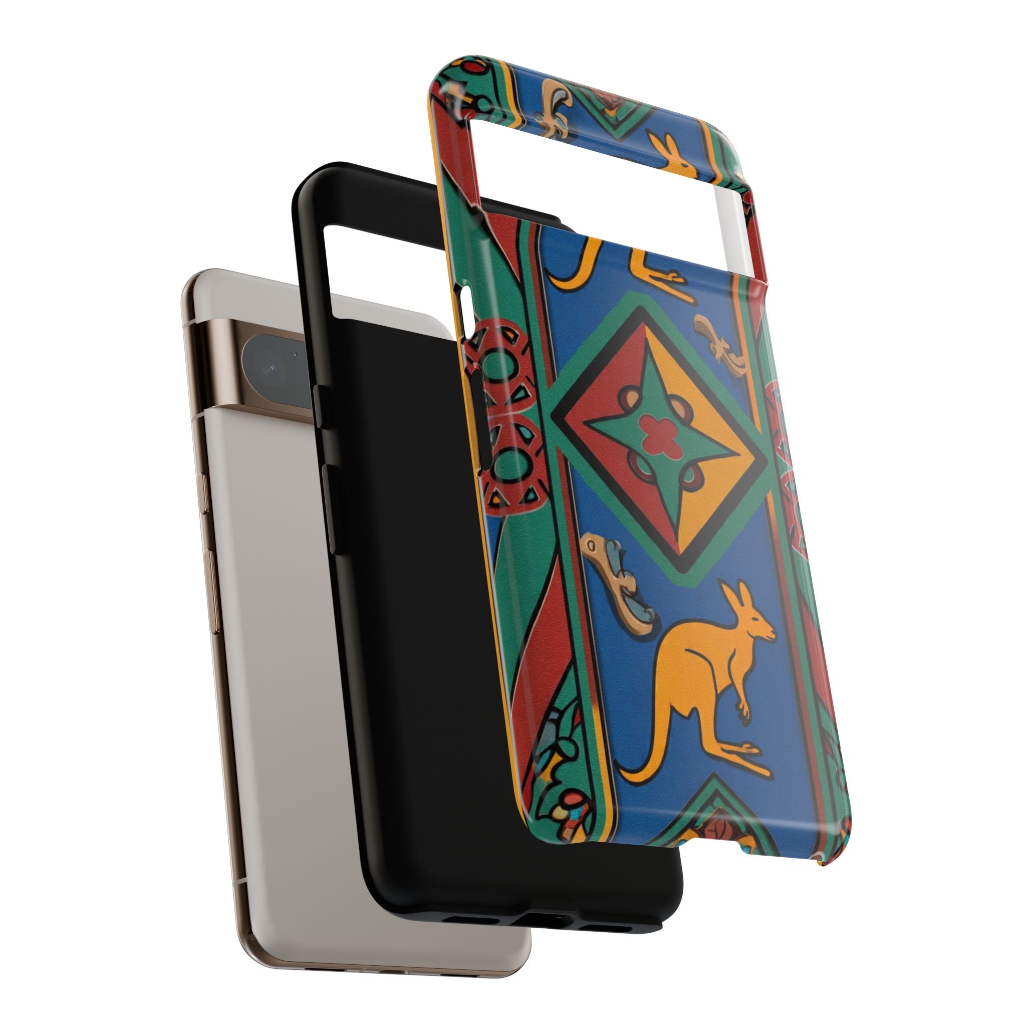 Kangaroo Tribal Pattern Tough Phone Case