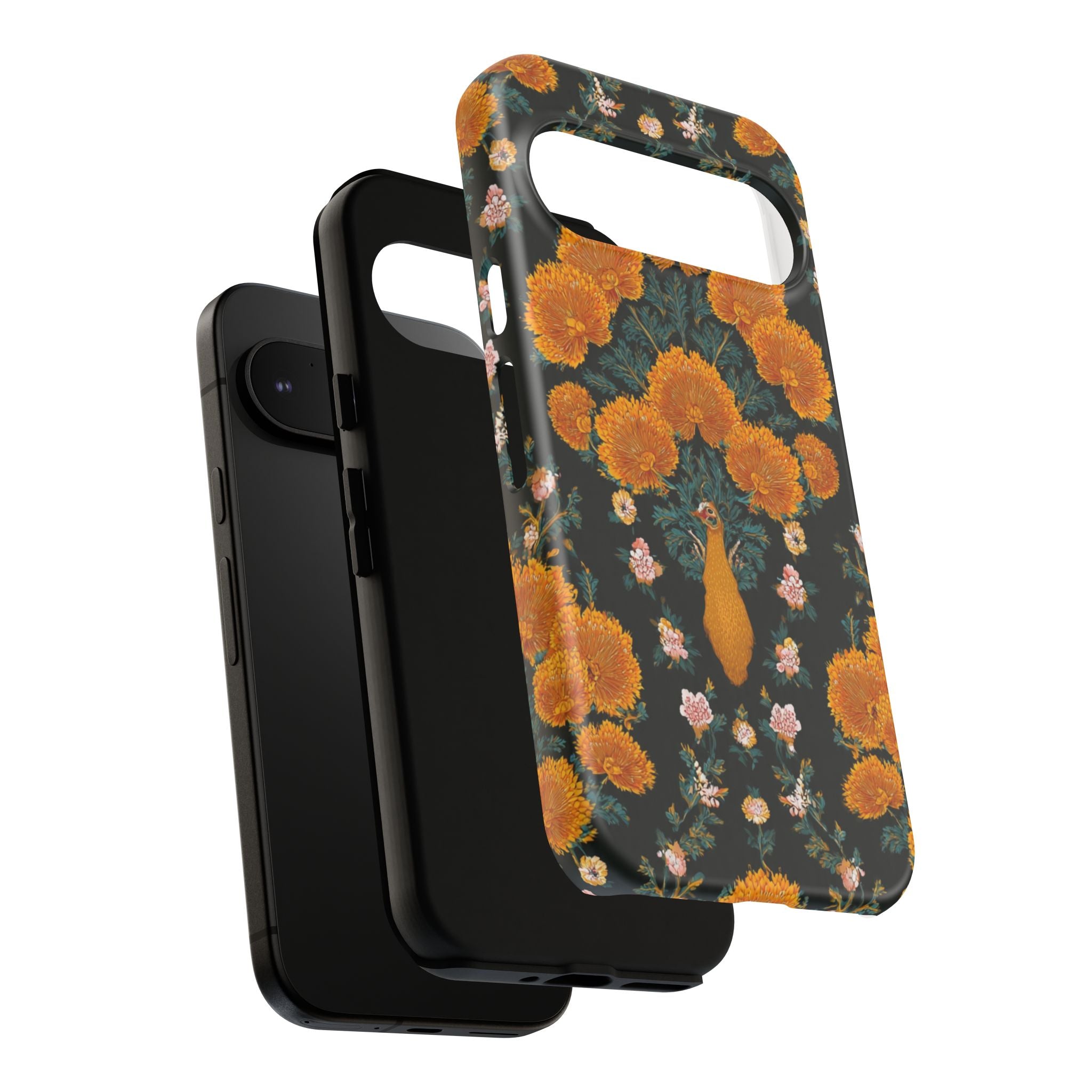 Marigold Mirror Phone Case — Floral Protective Phone Cover