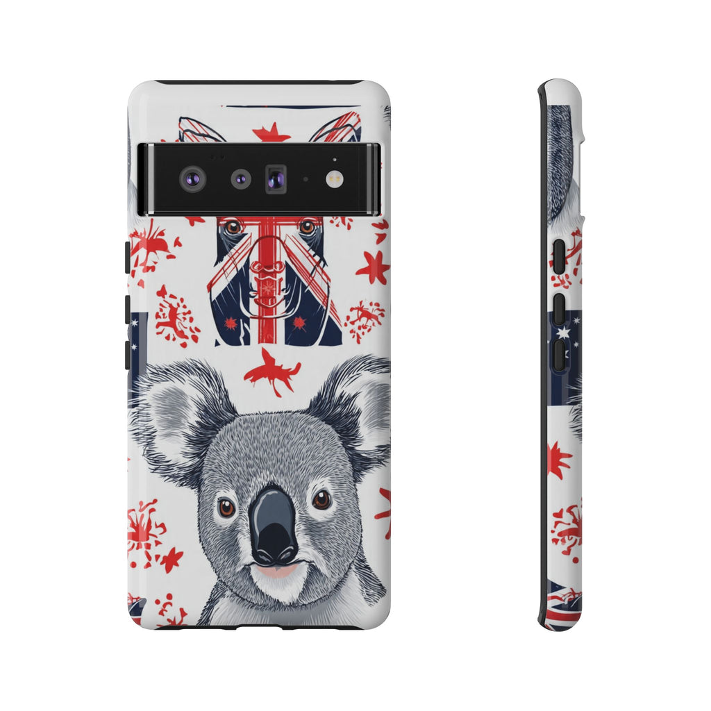 Koala Australia Flag Phone Case - Cute Aussie Animal Protective Case