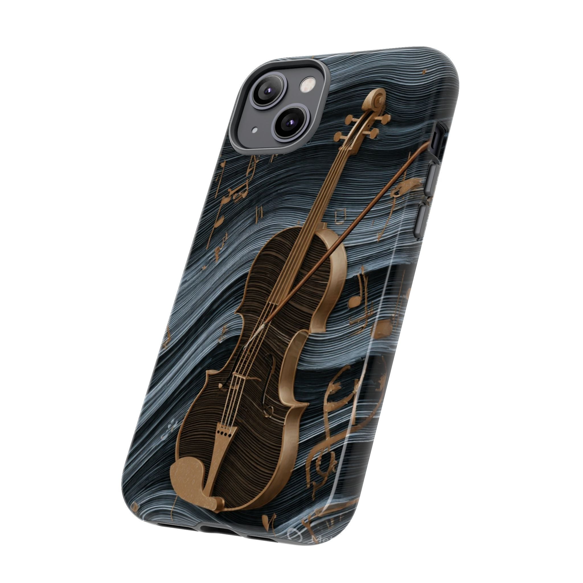 Violin Melody Tough Phone Case — Musical Instrument Art Protective Cover