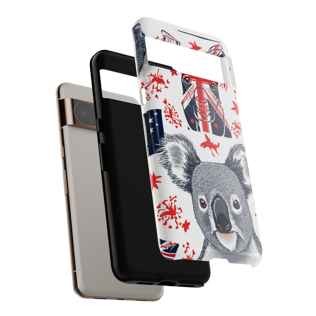 Koala Australia Flag Phone Case - Cute Aussie Animal Protective Case