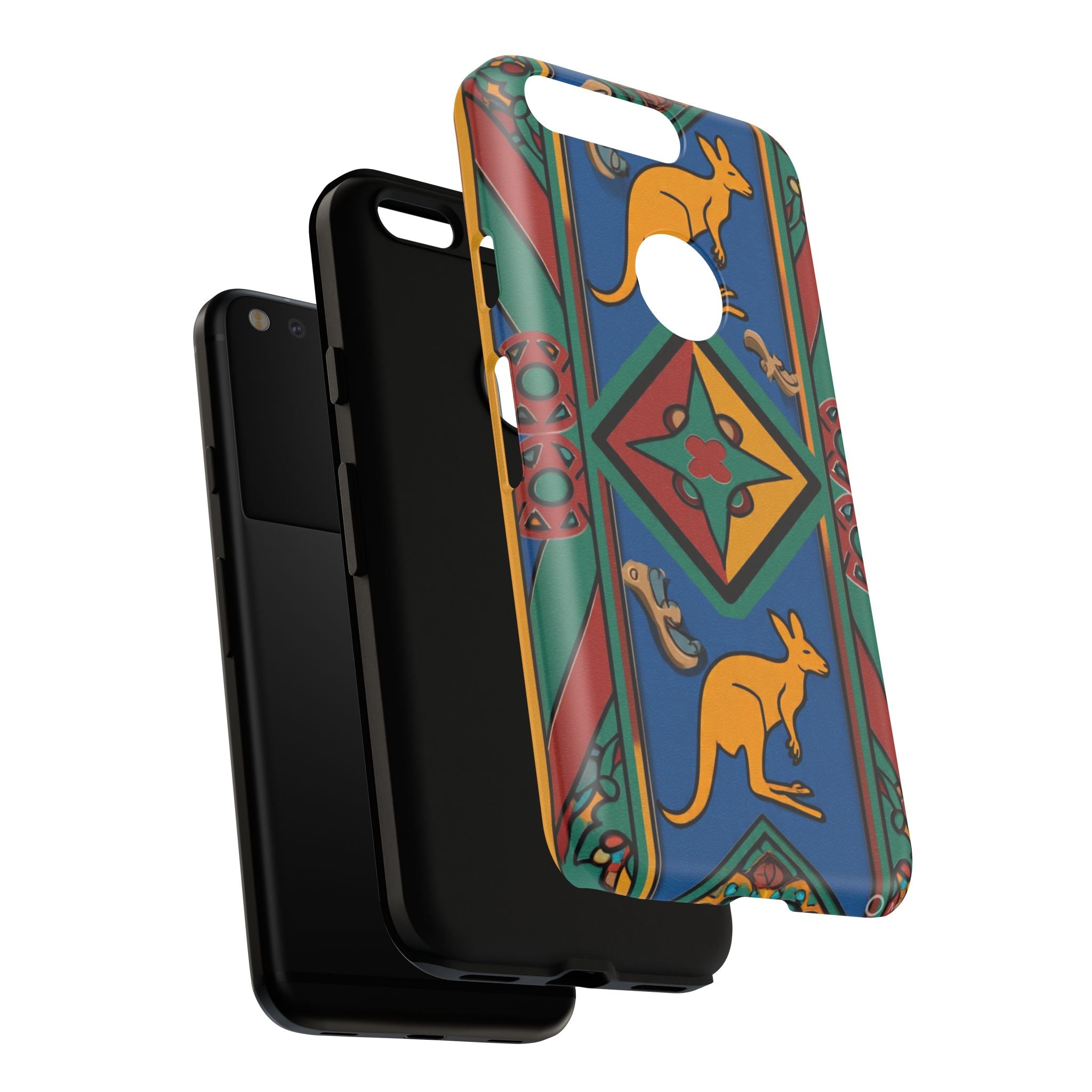 Kangaroo Tribal Pattern Tough Phone Case