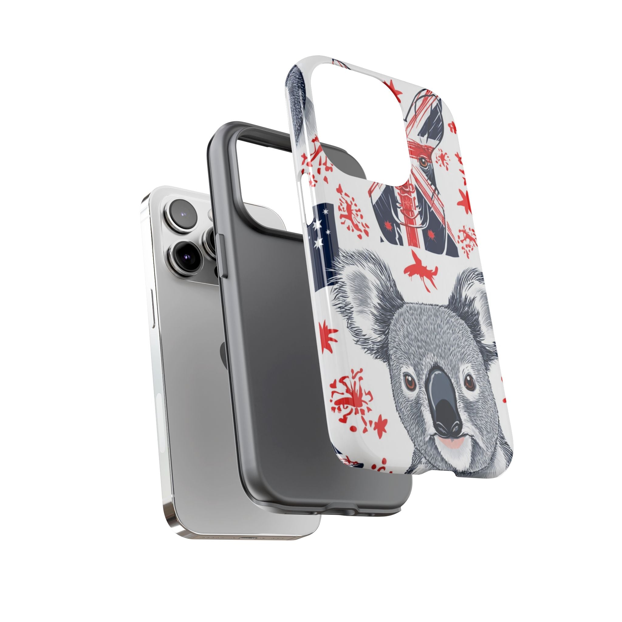 Koala Australia Flag Phone Case - Cute Aussie Animal Protective Case