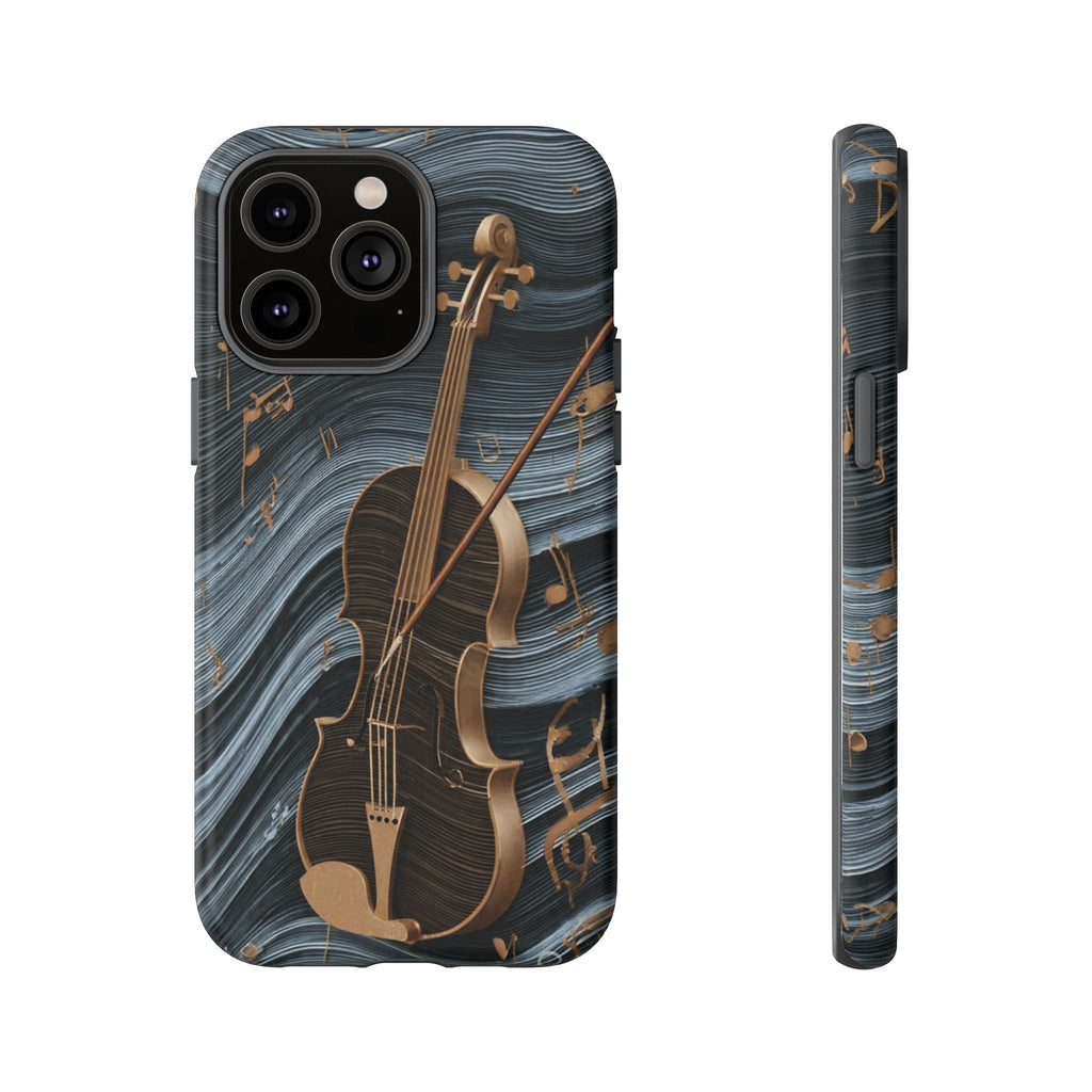Violin Melody Tough Phone Case — Musical Instrument Art Protective Cover